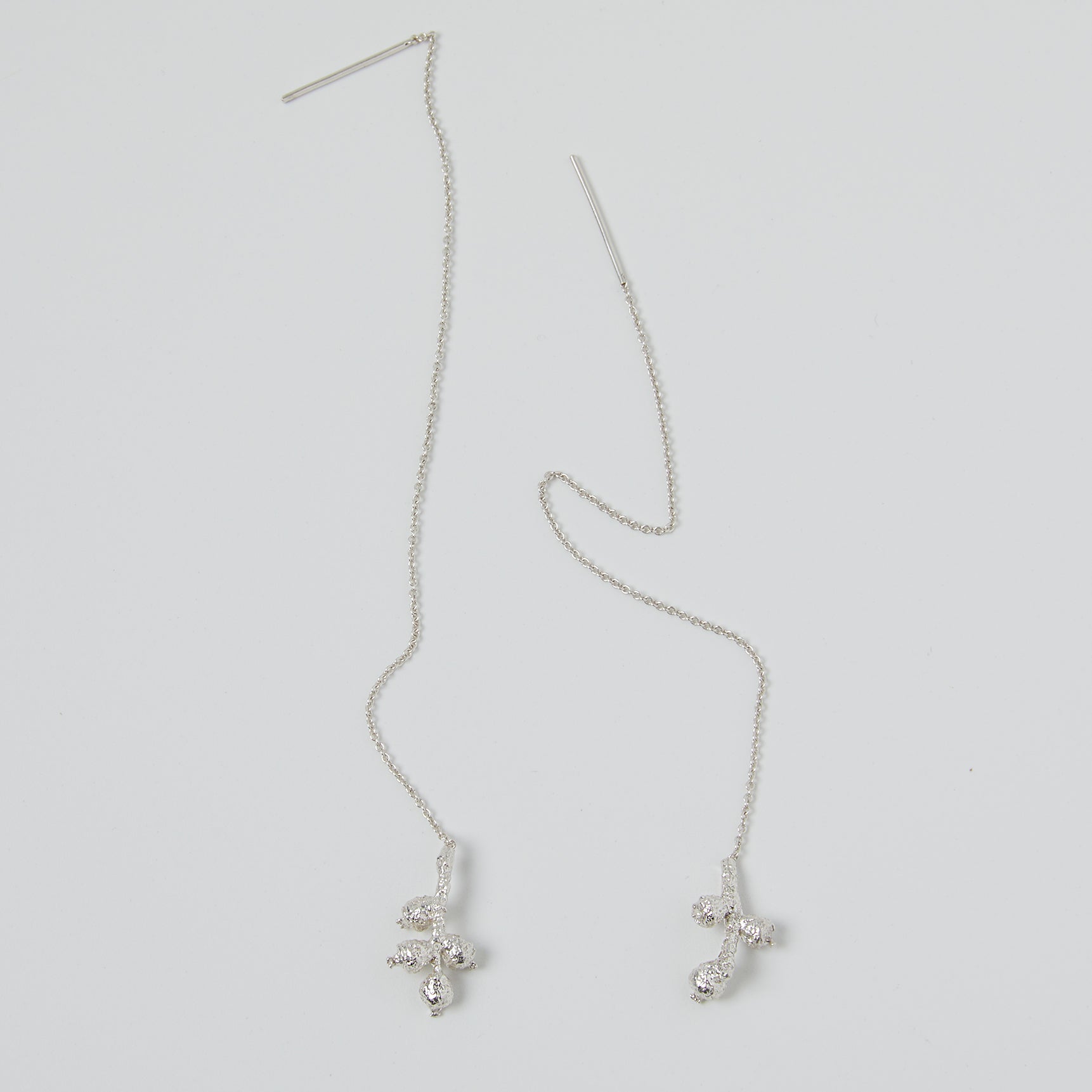 Bud dangle earrings