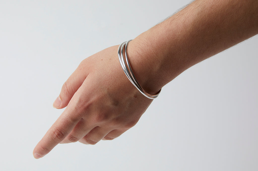 Triple bangle bracelet