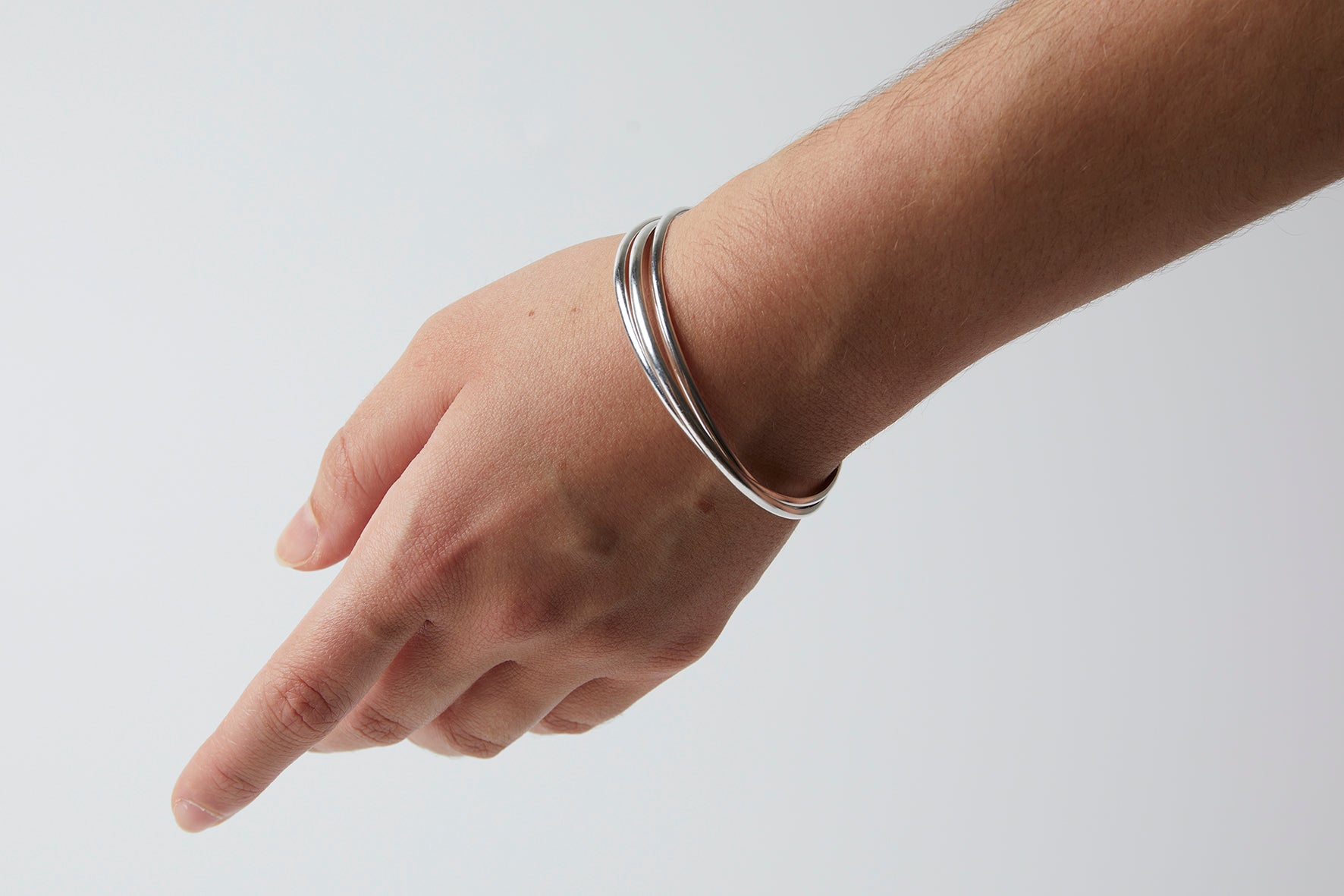 Triple bangle bracelet